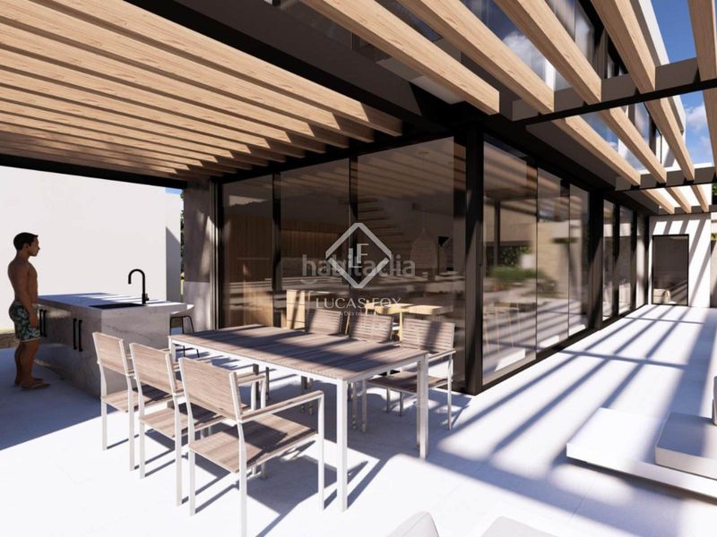 Foto 0c9ffb11-75e7-413c-ae0f-0dbe49f8177b. Chalet proyecto de villa contemporánea de obra nueva con cuatro dormitorios en venta en cap dartrutx, en Ciutadella de Menorca
