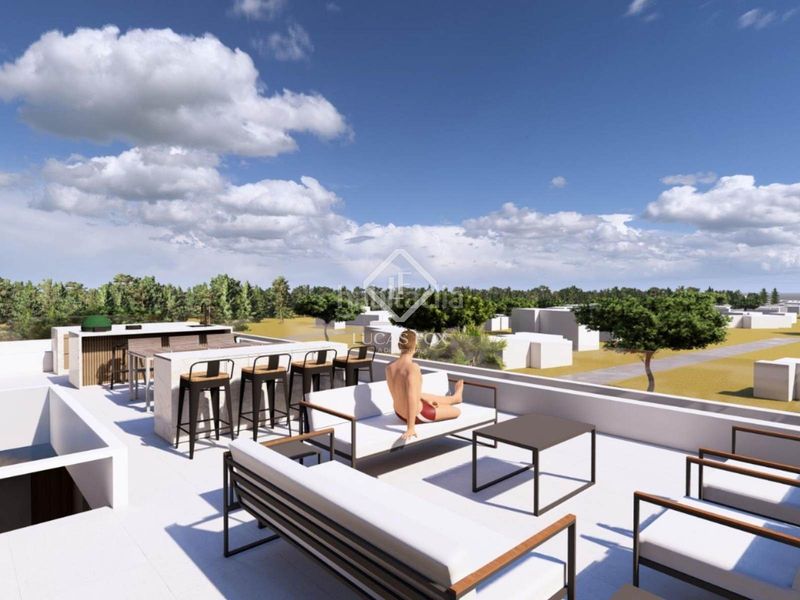 Foto af540cd7-17f8-4a35-94cc-236dbde6b079. Chalet proyecto de villa contemporánea de obra nueva con cuatro dormitorios en venta en cap dartrutx, en Ciutadella de Menorca