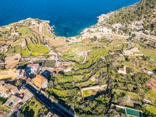 Rural plot in Carrer baronia 2. Terreno rústico con aljibe y dos casetas con vistas al mar en ba