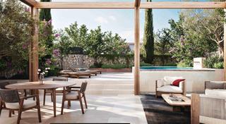 Ground floor in Carrer príncep 6. Planta baja con piscina privada, patio ingles y parking en la co