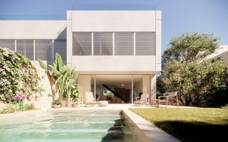 Chalet in Can Picafort. Exclusiva villa adosada de obra nueva con piscina privada a poco