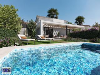 Xalet a Cala Magrana-Cala Anguila-Cala Mendia. Promoción de viviendas pareadas y villas unifamiliares en cala r
