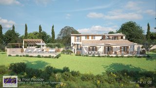 Bauernhof in Ciutat d´Alcúdia. Finca rústica con licencia concedida y proyecto de reforma en al