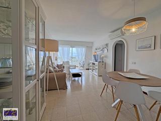 Pis a Port d´Alcúdia-Platja dÁlcúdia. Acogedor apartamento con vistas al mar y piscina comunitaria