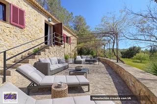 Mas à Búger. Finca rústica con encanto y sostenibilidad en búger