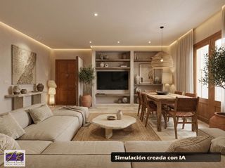 Pis a Can Picafort. Planta baja con gran terraza cerca del mar