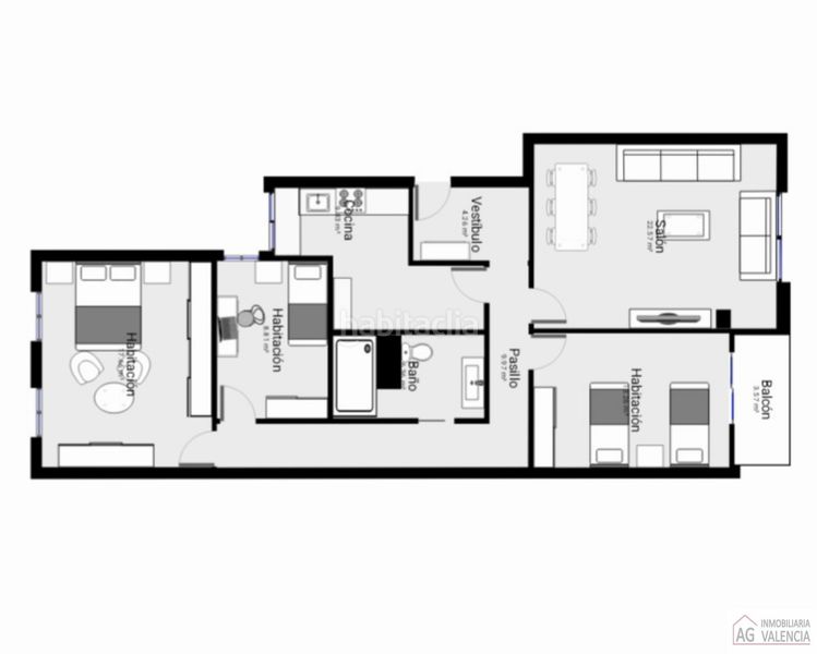 Foto 07cae2c3-a190-4a43-9897-7b4d770d9d0a. Pis a Torrefiel Valencia