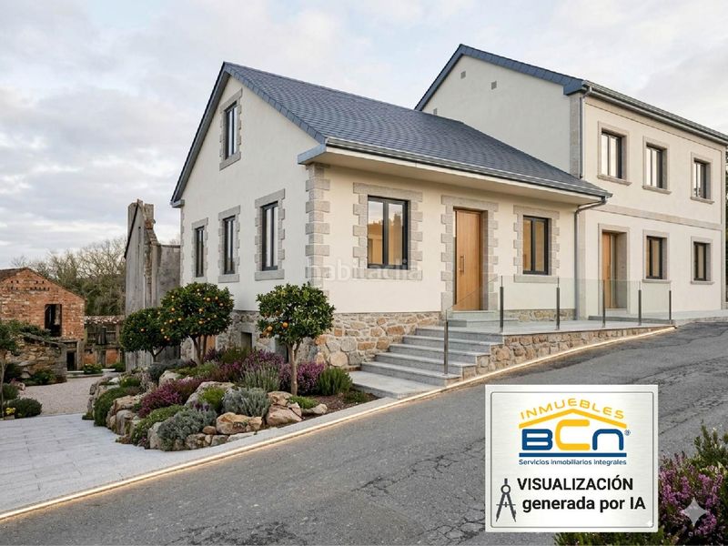 Foto cfa46609-bdee-4ae3-bb2f-4111053e061f. Casa adossada a Negreira