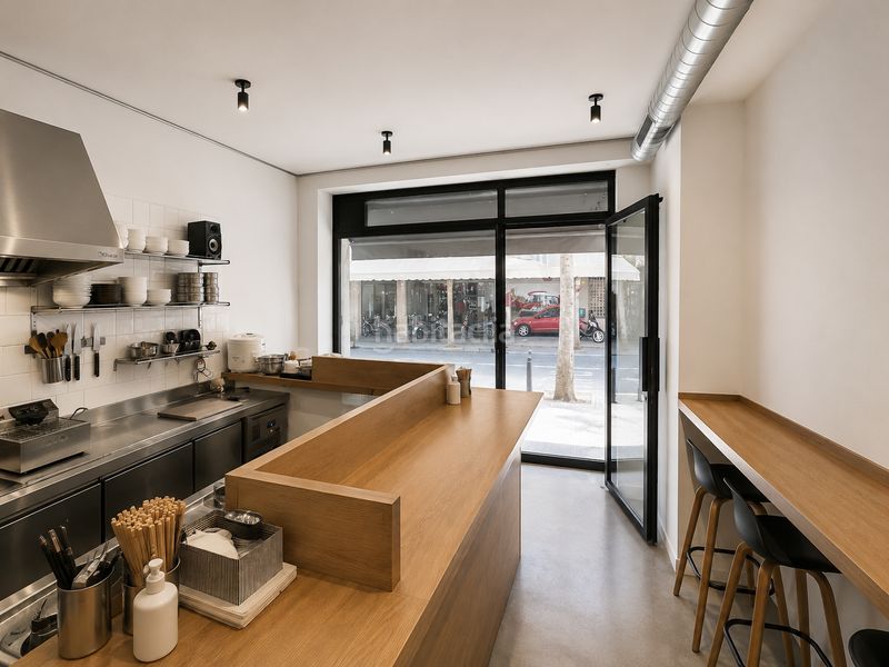 Foto cb9f26b3-df90-4419-a7cc-e07398bf9160. Traspaso local comercial restaurante con cocina vista en Sant Antoni en Barcelona
