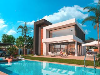Chalet à La Regia. Descubre esta increible villa de obra nueva ubicadas en orihuela