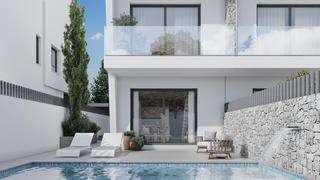 Casa aparellada a Los Secanos. Chalets adosados de obra nueva en guardamar del segura, costa bl