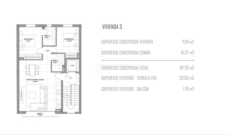 Foto fde28cfd-967d-43f8-ab62-6eb96528f4f9. Àtic a Son Fortesa Palma de Mallorca