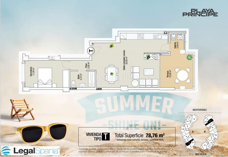 Foto 65817390-28d6-4289-8278-c5cc2986efff. Apartamento en l 1410 playa príncipe, fase d, modelo l ref 1410 www.legalspania.com postlegalspania.com 34 968142498 34608572837 en Manga del Mar Menor (La)