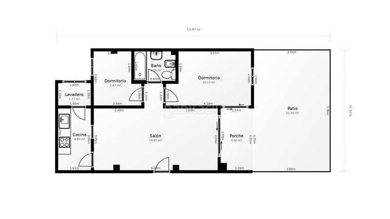 Foto 539b5038-1d4f-46b9-9320-22055f74950a. Apartamento ref 1478 jardines del mar bloque 3, esc. 1, bajo d 34 968142498 34 608572837 www.legalspania.com postlegalspania.com en Manga del Mar Menor (La)