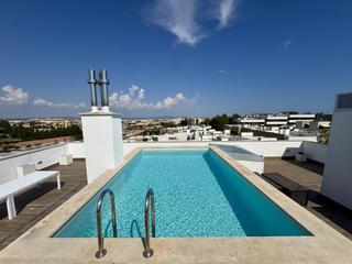 Rent Penthouse  General ramon despuig. Atico en alquiler con piscina privada en son xigala
