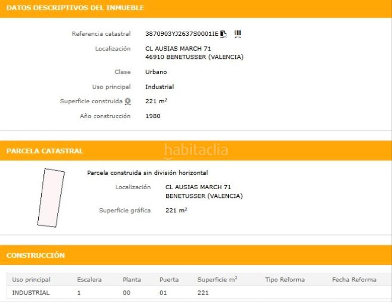 Foto fc5fde81-25c1-4668-b83c-2ea3d2b0701d. Residential plot in carrer ausiàs march 71 in Benetússer