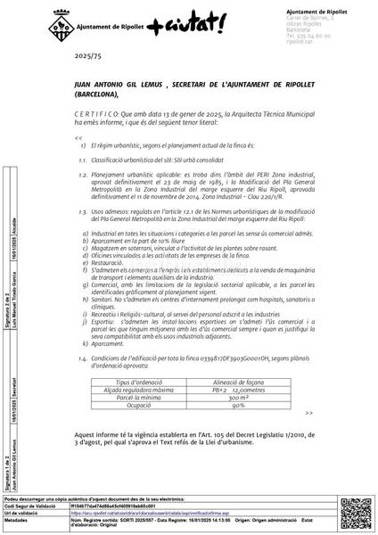 Foto 99c4731d-6ddf-48be-8390-20fa93334ddc. Fabrikhalle in Ajuntament-Maragall Ripollet