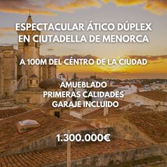 Àtic a Ciutadella. Ático dúplex con garaje