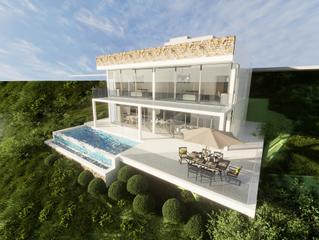 Maison  Carrer prudenci bertrana. Villa de lujo con piscina y  vistas al mar