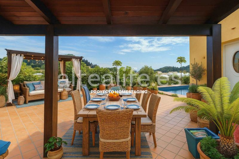 Foto 604d752a-8ab3-4d25-a87d-706119779f40. Country house with fireplace parking pool in Altea la vella Altea