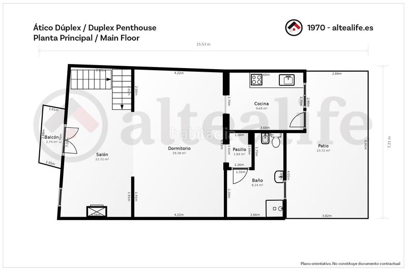 Foto 20a4f3b7-3bc2-41cc-acaa-7e3a98512258. Duplex con camino riscaldamento in Centro Ciudad Xàbia
