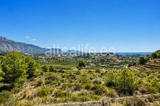 Finca rústica  Partida barranquet. Parcela rústica con proyecto y licencia en altea
