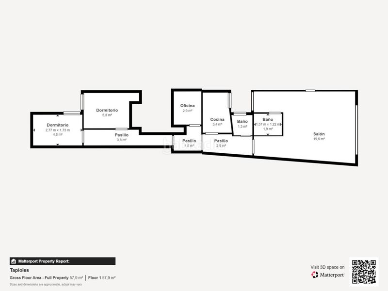 Piso en calle tapioles 56 vea el tour virtual 3d en 4k en Barcelona - Imagen 46