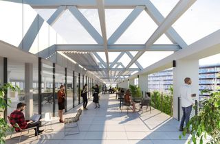 Lloguer Edifici  Del prat. Edificio de oficinas con terrazas en todas las plantas