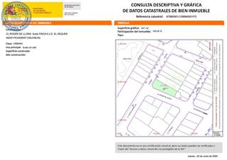 Terreny residencial  Carrer pizarro. Se venden dos solares en picassent