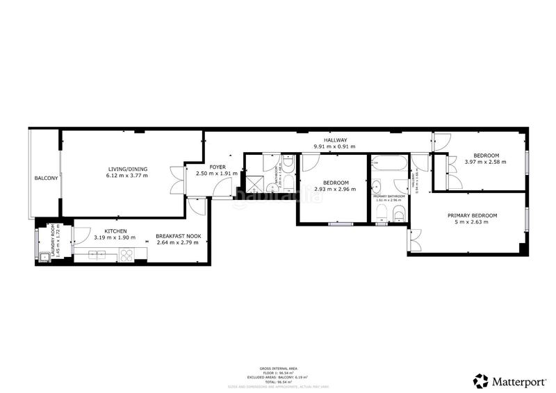 Foto 622f6a23-4285-4fec-84ce-64839f4b28b0. Etagenwohnung mit parking in Natzaret Valencia