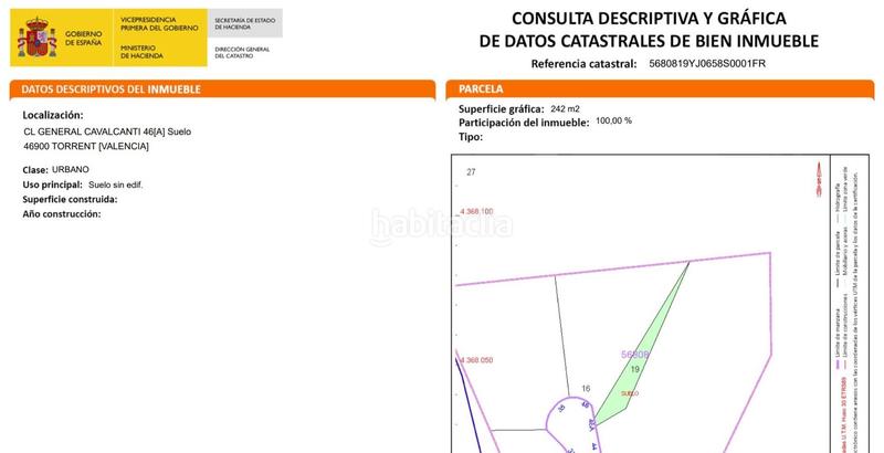 Foto bbc42640-f388-416d-a923-d9f01084a194. Terreno residencial parcela urbana con vistas increibles en Torrent