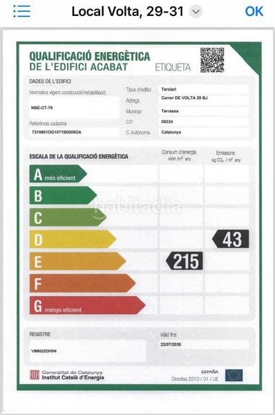 Foto 135da8f2-32e0-4038-b4ce-ec665ba1af7c. Geschäftsraum in Ca n'Aurell Terrassa