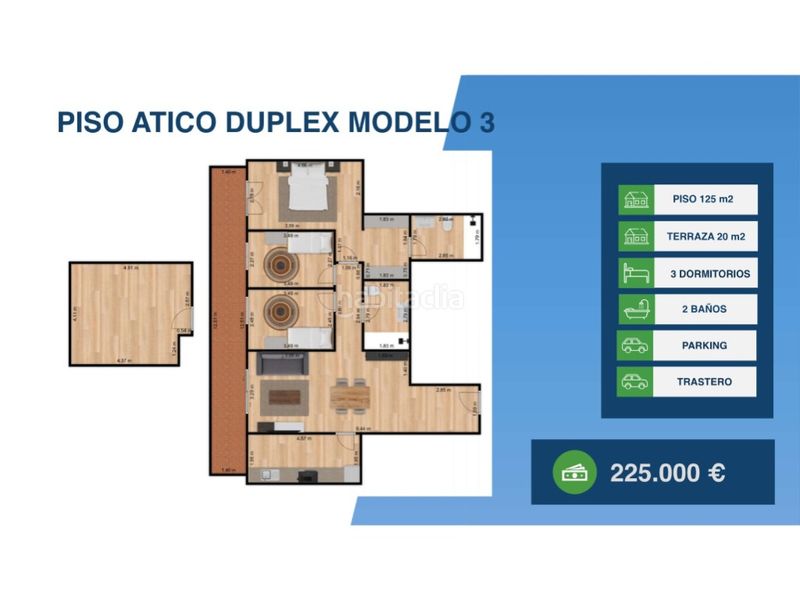 Foto b3f260b2-3479-4795-a217-ab1851a81bfd. Ático pisp atico duplex modelo 3 en Llorenç del Penedès