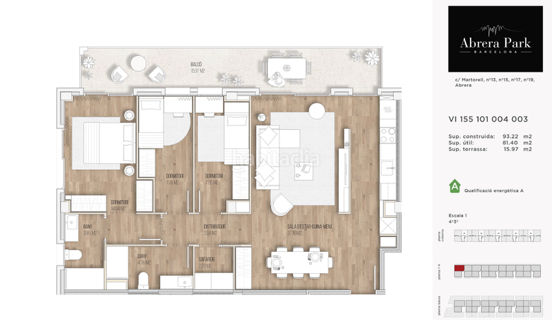 Foto 50089cf2-7d7b-407e-872a-195899eb4e54. Etagenwohnung 93m<sup>2</sup> in rambla torrentet 10 in Abrera