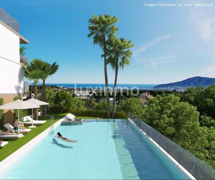 Foto 6976fcf8-f504-47d0-b13a-c75b2c9d6877. Casa aparellada amb piscina a Montebello - Nou Espai Nucia (la)