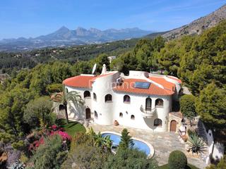 Chalet à Altea la Vella. Espectacular villa con vistas al mar y panorámicas en altea en v