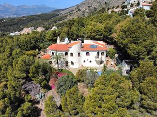Chalet à Altea la Vella. Espectacular villa con vistas al mar y panorámicas en altea en v