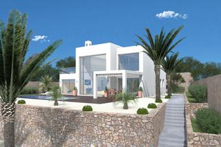 Xalet a Partida Comunes-Adsubia. Villa moderna con vistas espectaculares en jávea