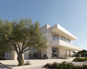 Chalet à Moravit-Cap Blanc. Villa moderna en venta a 300m de la costa de moraira