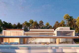 Chalet à Es Cubells. Moderna villa de lujo en primera linea con vistas al mar en es c