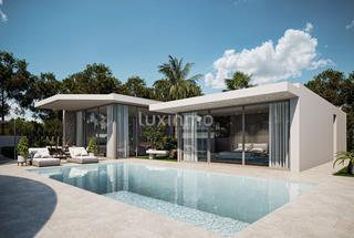 Xalet a Altea la Vella. Villa de lujo en altea  nueva construcción con piscina privada