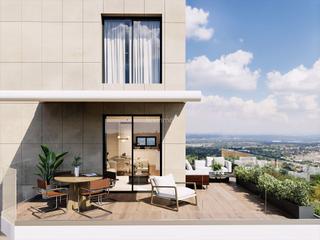 Dachwohnung in Las Azaleas-Alkadir. Impresionante ático con vistas al mar con terraza de 3 dormitori