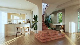 Casa aparellada a Golf Bahía. Casa adosada remodelada de 5 dormitorios en finestrat