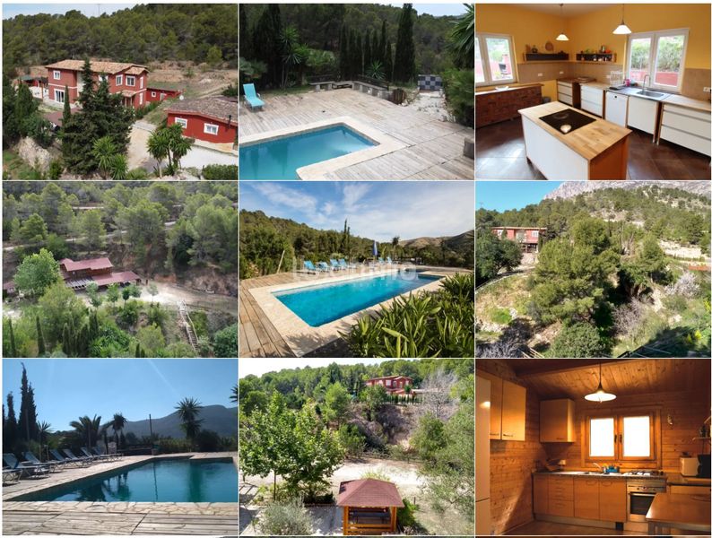 Foto e98a04bb-0f49-473a-a19d-8f4248970f5f. Chalet se vende una finca y dos cabañas de madera en Finestrat