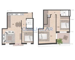 Zweistöckige Wohnung  Carrer d'eugeni d'ors. Dúplex con zona comunitaria y piscina