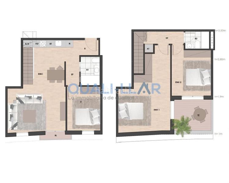 Foto c7fc644e-ce5b-4f0f-b800-09c040f73eb2. Dúplex amb calefacció aparcament piscina a Centre-Can Nadal Sant Feliu de Llobregat