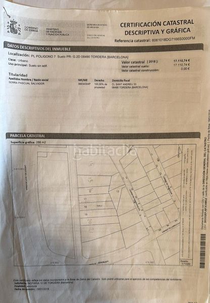 Foto ced55ba8-e956-4932-9a6e-a76702674080. Terreny residencial a Tordera Tordera
