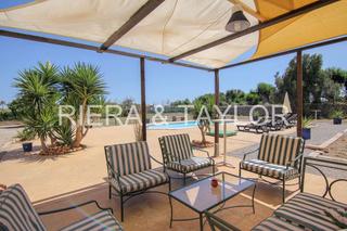 Masia a Cala Millor. Finca con vistas al mar piscina y alquiler turistico