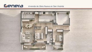 Piso en Norte. Propiedad a estrenar de obra nueva en san vicente centroconcerta