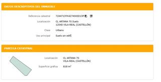 Residential Plot in Vila-real - cl artana 70. Suelo urbano con obra iniciada, para 40 viviendas